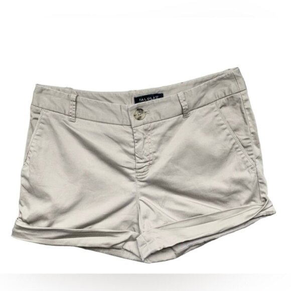 Aritzia Talula Women's Shorts Khaki Pockets Cargo Utility Army low rise Size 0 - Picture 2 of 14